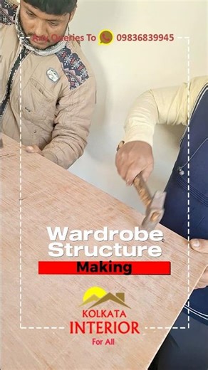 Siddha Town Wardrobe Structure Making! Luxury Wardrobe At An Unbelievable Price Kolkata, West Bengal