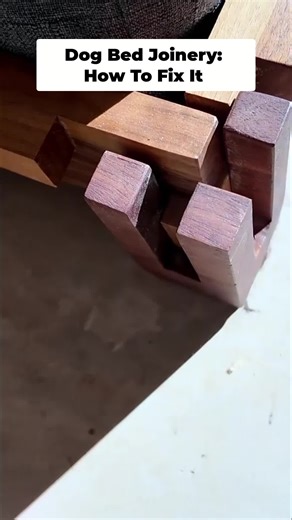 Wood grain matters! See why this joint failed and how to fix it right. 🛠️ #woodworking #woodgrain #diy #woodrepair #carpentry