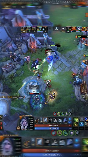 Rampage + 27 Kills Drow Ranger Epic Comeback ! Dota 2 Drow Ranger Gameplay Build Carry Safelane 7.39