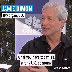 "We're in a sweet spot." Two of the biggest CEOs on Wall Street weigh in on the Trump economy. | CNBC