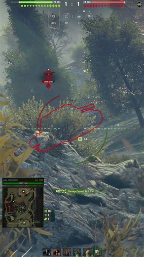 Strv 103B Video in Ultra HD 4K 🔝 Acetanker 9.4K DMG TD-15, 4 Kills | World of Tanks #Shorts 1