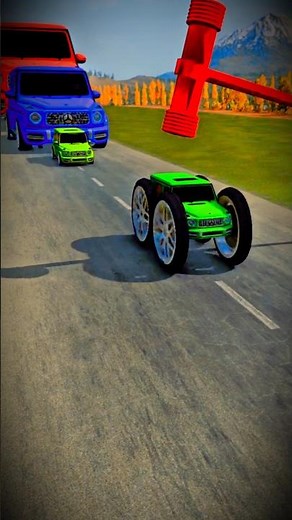 🚗 Giant vs Tiny Cars Race Challenge | Epic Turbo Scale Racing Gameplay | Crazy Car Size Evolution
