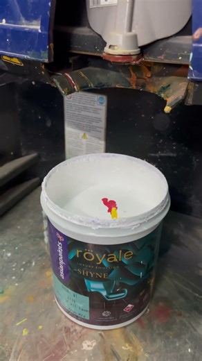 Asianpaints royale shyne shade making #trending #viral #shorts #short #shortvideo #ytshorts #fyp #yt