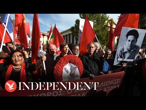 Watch: Greeks march to mark 50th anniversary of Athens student uprising