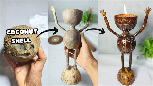 Cute Coconut Shell Candle Stand 🥥🕯️ | Unique Handmade Variety Models 🌿✨” | coconut shell craft 🔖 YouTube Tags coconut shell craft, coconut shell candle stand, cute candle stand, coconut shell variety craft, eco friendly craft, handmade candle holder, diy coconut shell ideas, coconut shell decor, coconut shell art, coconut shell design, coconut shell reuse, coconut shell projects, natural home decor, creative candle stand, coconut shell creativity, craft ideas, candle stand design, unique can
