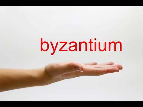 How to Pronounce byzantium - American English