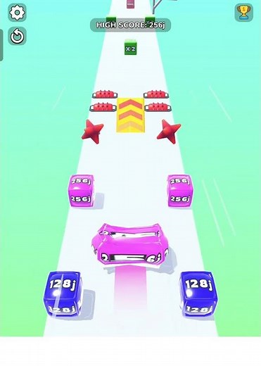 Ball Run 2048 Gameplay Fun walkthrough speed run infinity ♾️ #ballrun2048 #gameplay #shortvideo