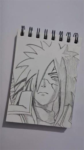 "Drawing the STRONGEST Uchiha EVER – Madara Hashirama Fight Vibes! 🔥👁️ #shorts"