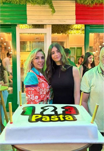 Celebrating 123 Pasta's Birthday with Friends