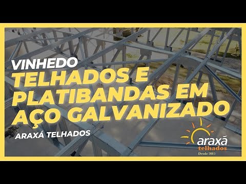 Estrutura de Telhado e Platibandas em Aço Galvanizado