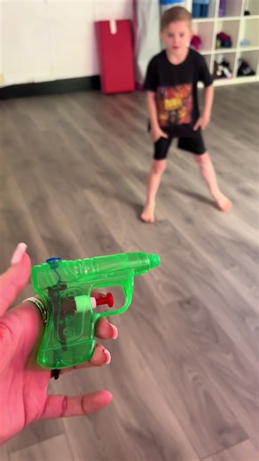 Routine not to standard, you get squirted by the water gun, Thor passed the test today 🫡