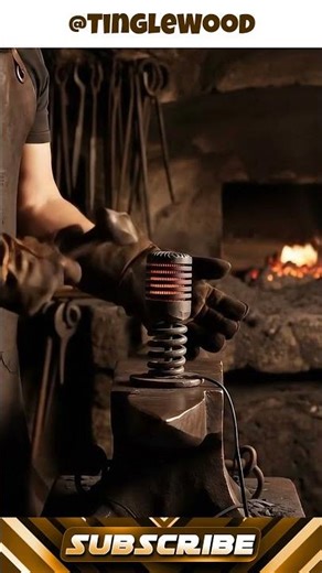 ASMR at the Blacksmith's Forge 🔥 (Rhythmic Hammering & Fire Sounds for Sleep) #asmr #asmrvideos