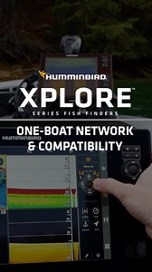 Make it look easy on the water when you pair XPLORE with a Minn Kota trolling motor or shallow water anchor. They effortlessly connect through the One-Boat Network, unlocking easy access to advanced GPS navigation modes and boat anchoring right on the fish finder. #HumminbirdXPLORE You can also connect the One-Boat Network app to XPLORE Fish Finders, giving you the ability to import, export, and edit waypoints, update your fish finder software, view and control connected devices, view LakeMaster