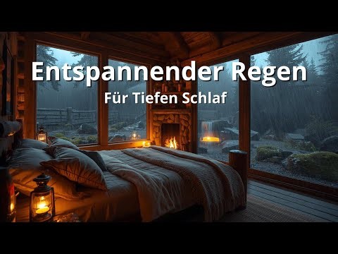 Entspannender Regen + Klavier 🌙 Musik gegen Grübeln in der Nacht