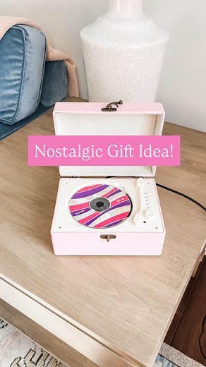 Comment FUN and I’ll send this over along with other gift ideas. ⠀ This mini record-player CD player is the cutest way to bring back ’90s and early-2000s nostalgia. It plays CDs and works as a Bluetooth speaker. ⠀ It’s the perfect millennial gift idea, a fun unique tech gift, and such a good way to relive those throwback moments. ⠀ https://urlgeni.us/amazon/BYYGP2 ⠀ #uniquegiftideas #amazonfinds #nostalgicvibes | Jill Koch - Jill Comes Clean