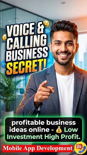 Profitable business ideas online - 💰 Low Investment High Profit - Voice & Video Chat App