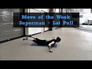 Superman and Lat Pull (Band Pull) Exercise