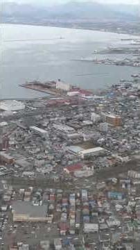 AIRDO🧸飛行機からみる函館市の街並み🌇中部ー函館✈️
