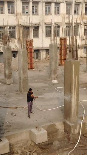 Curing Process ✅ #fbreels #facebookviral #construction #building #virals #home | Civil Web