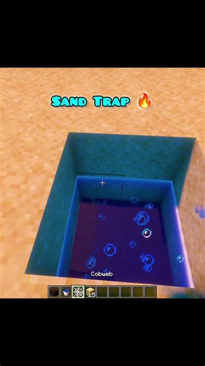Insane Minecraft Sand Trap 🤫