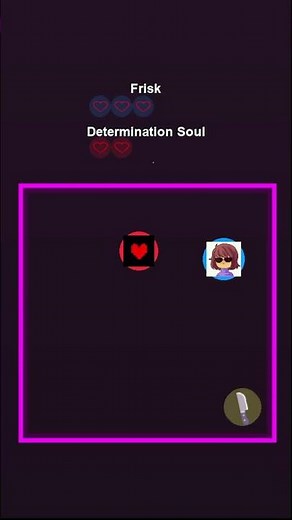 Frisk vs Determination - who will win? #undertale #deltarune #satisfying #kvux