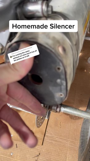 DIY Homemade Silencer for ATV and Motorcycles