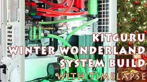 Winter Wonderland Christmas PC system - 2 and 3 loop build with timelapse