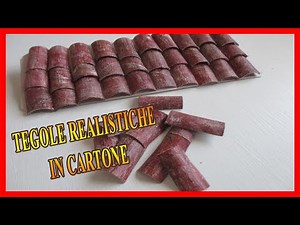 DIY ARTISTIC TILES: CREATE THEM WITH TOILET PAPER ROLLS FOLLOWING MY TUTORIAL