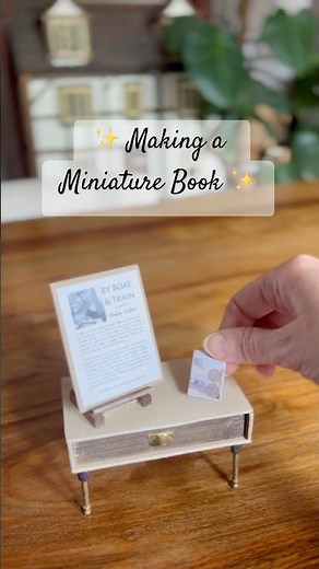 ✨ Making a Tiny Handmade Art Magazine! 📚🎨 | 1:12 Scale Miniature
