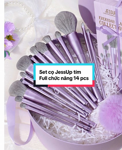 Set cọ JessUp T512 - Đầu tiên ở Việt Nam