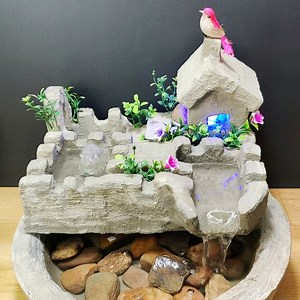 1.5M views · 28K reactions | Wonderful amazing waterfall fountain water fountain making at home | M garden | Facebook