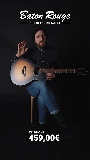  Discover the captivating sound of the X11SP-CHB Parlor guitar!...