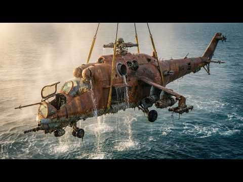Abandoned for Decades — A Soviet Mi-24 Gunship Found With Controls and Weapons Still Intact