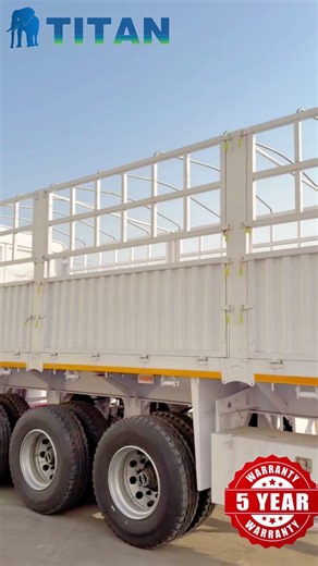 2026 Upgraded Stake Semi Trailer | New Design with Tarpaulin Poles