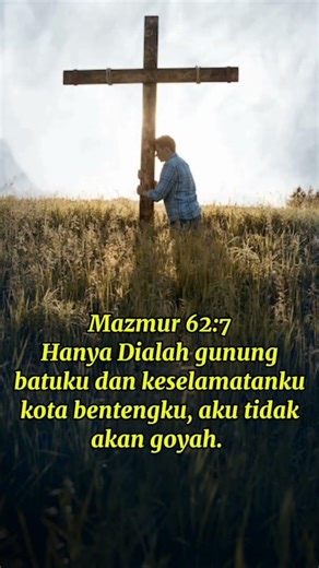 Bacaan Alkitab dari Mazmur 62:7 #tiaraandini #beranda #trending #motivasi #summer #music #populer
