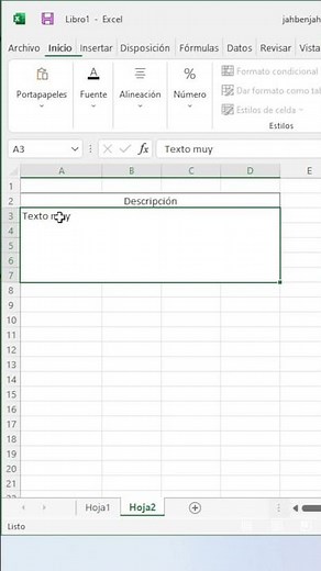 Como dar enter en una celda de excel
