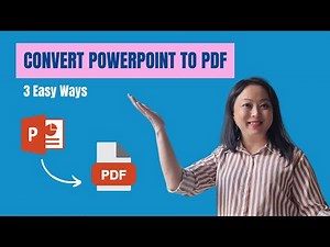 PowerPoint Pro Shares 3 Easy Ways to Convert to PDF