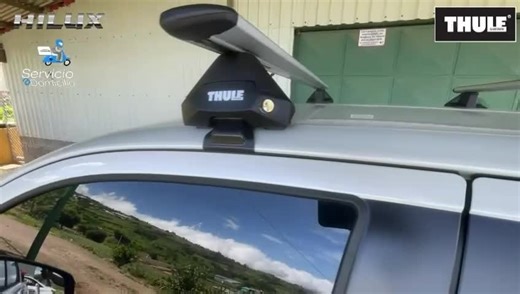 Racks THULE- gris - hilux / 2023 - instalado a domicilio- 22 años de experiencia en servicio a domicilio- #SomosDeLosMismos Whatsap 83196955 | Lonas Covertech para pickup Costa Rica | Facebook