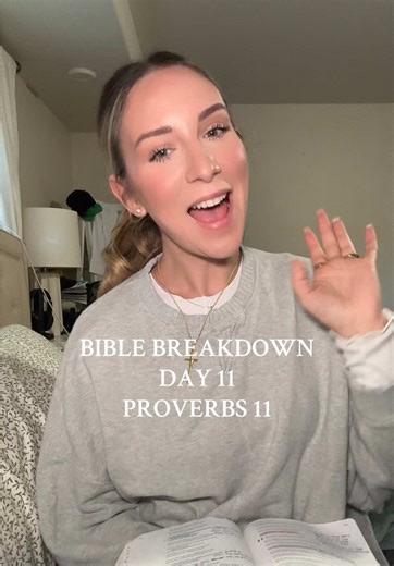 Day 11// Proverbs 11 🫶🏼✨ #proverbs #biblestudy #bible #christiantiktok #bibletok