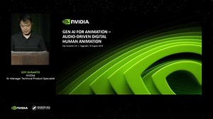 GenAI for Animation—Audio-Driven Digital Human Animation | Siggraph 2023 | NVIDIA On-Demand