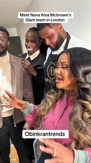 Nana Ama Mcbrown’s Glam Team in London