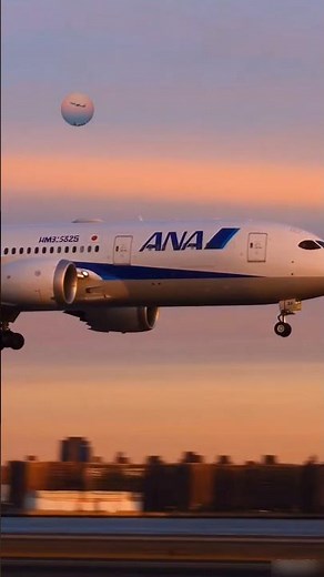 ANA Landing in New York 🇯🇵🇺🇸✈️ | A Beautiful Arrival at JFK #aviation #landing #anaairlines