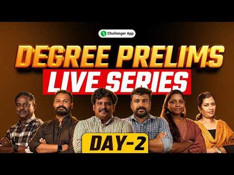 DEGREE PRELIMS LIVE SERIES DAY - 2 | HISTORY | 10 MARK ഉറപ്പിക്കാം | Challenger App