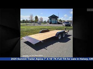 Stunning 2025 Summit Trailer Alpine Tilt Deck Trailer RV For Sale in Halsey, OR