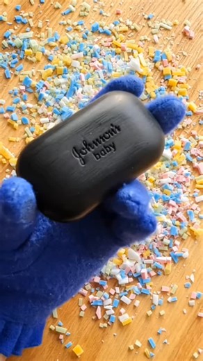 Satisfying Soap Videos on Instagram: "painted soft asmr soap cutting!! 🖤 credit simo.star1 follow @satisoap for more"