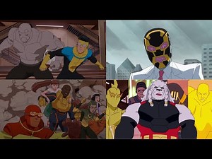 Invincible: Mark, Titan, &, New Guardians vs Machine Head's Gang AMV