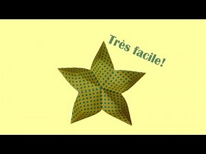 Origami facile 🌸 fleur de papier