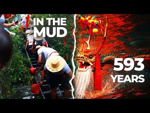 Why This Chinese Village Buries This Boat in Mud? 593 Years Old!