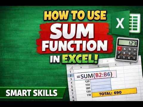 How To Use Sum Formula In Excel?