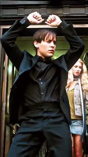 famous dance of Tobey Maguire spiderman